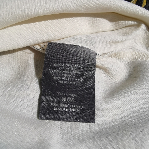 SUZY SHIER Medium Med M high necked tank top rhinestone embellished print lined - Picture 6 of 8